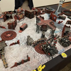 Black Templars vs. World Eaters. Credit: SRM and Spencer