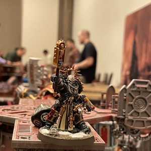 Black Templars Primaris Chaplain. Credit: SRM