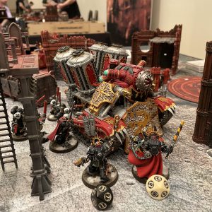 Black Templars vs. World Eaters. Credit: SRM and Spencer