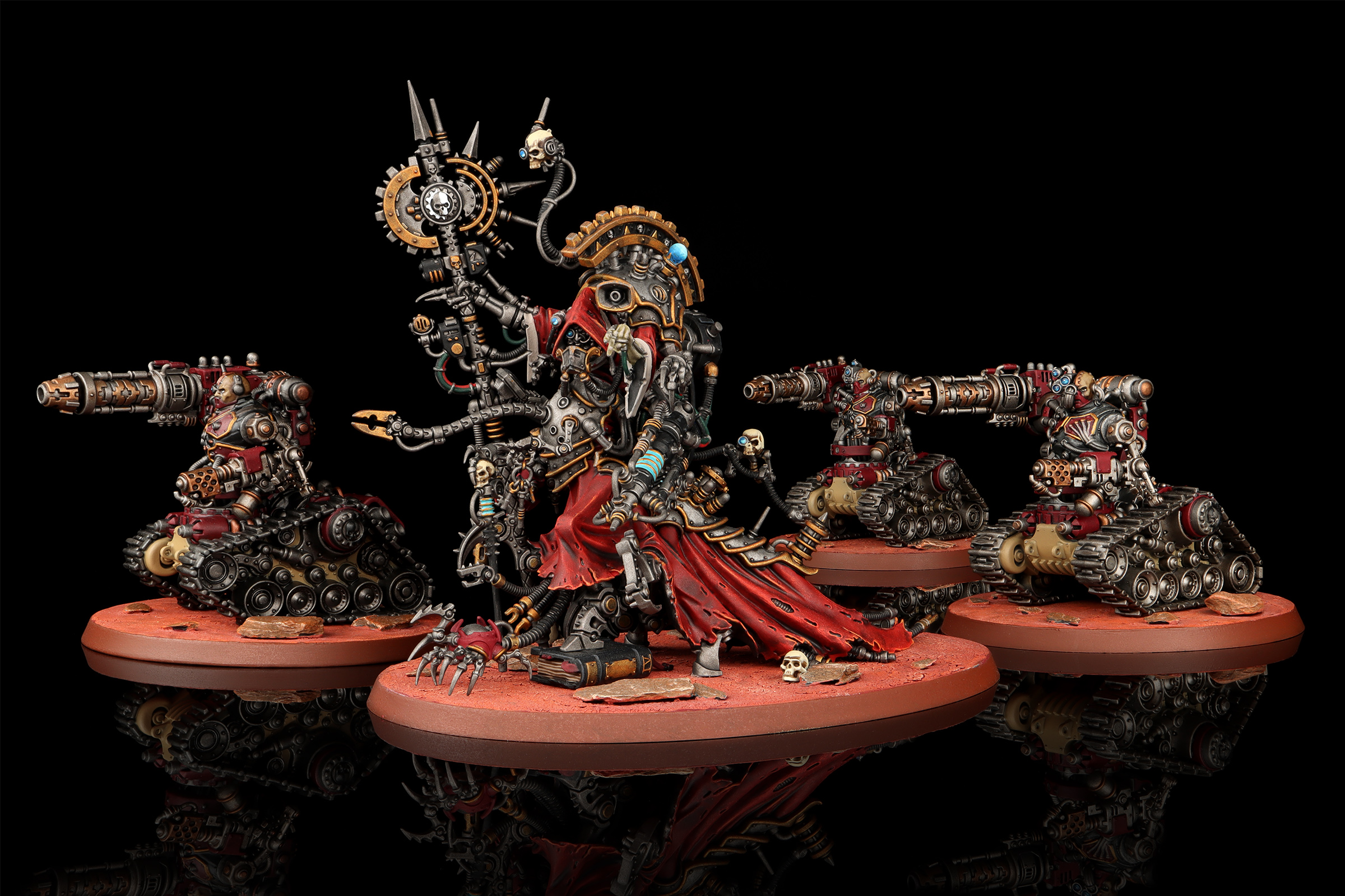 Belisarius Cawl and Kataphron Destroyers with Heavy-Grav Cannons and Cognis Flamers