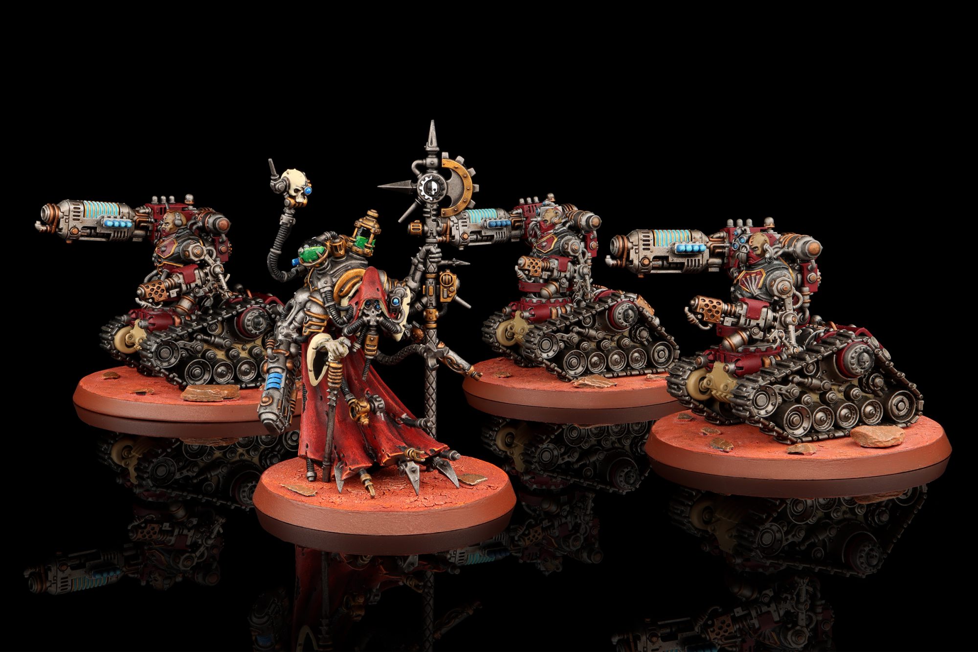 Tech-Priest Dominus and Kataphron Destroyers with Kataphron Plasma Culverin and Cognis Flamers