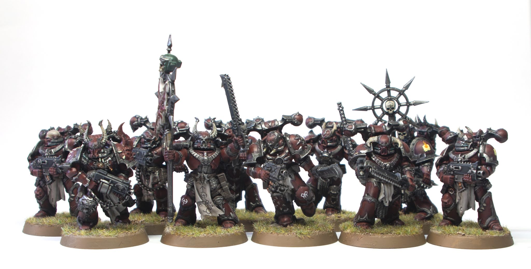 Do all word bearers serve Chaos Undivided in modern 40k, or are there  smaller warbands that exclusively serve one god? - Quora