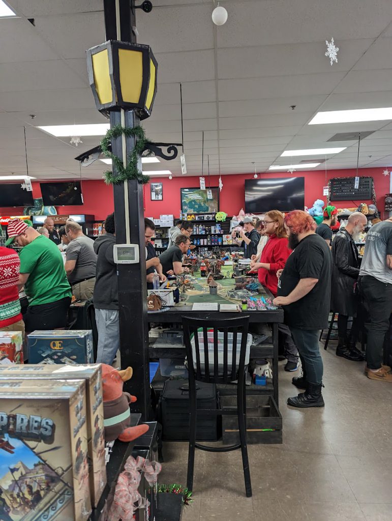 People Playing Age of Sigmar