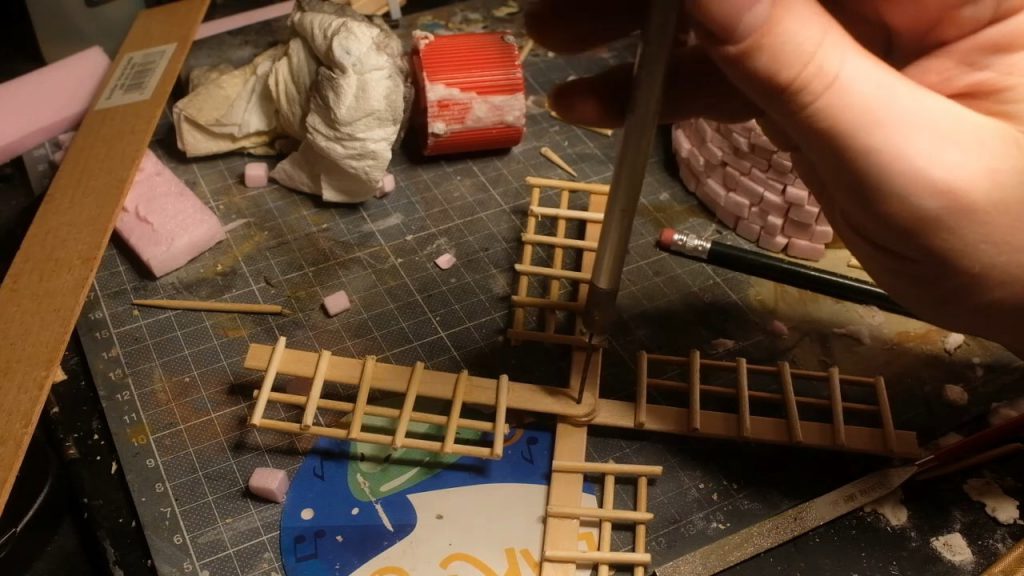 DIY: How to Make Popsicle Stick Windmill House - Easy Diorama