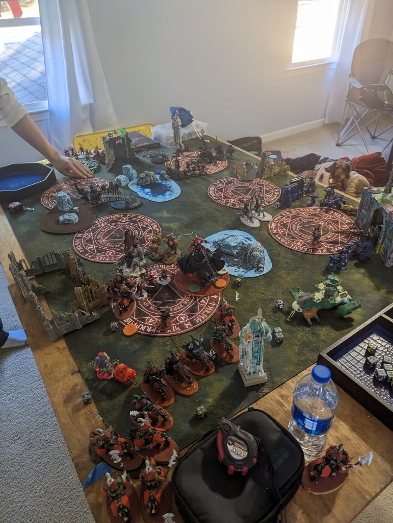 Minigaming on a table