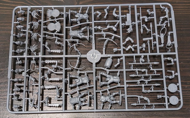 WGA Aztec Warrior Sprue