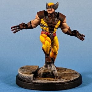 Wolverine for Marvel Crisis Protocol painted by Crab-stuffed Mushrooms