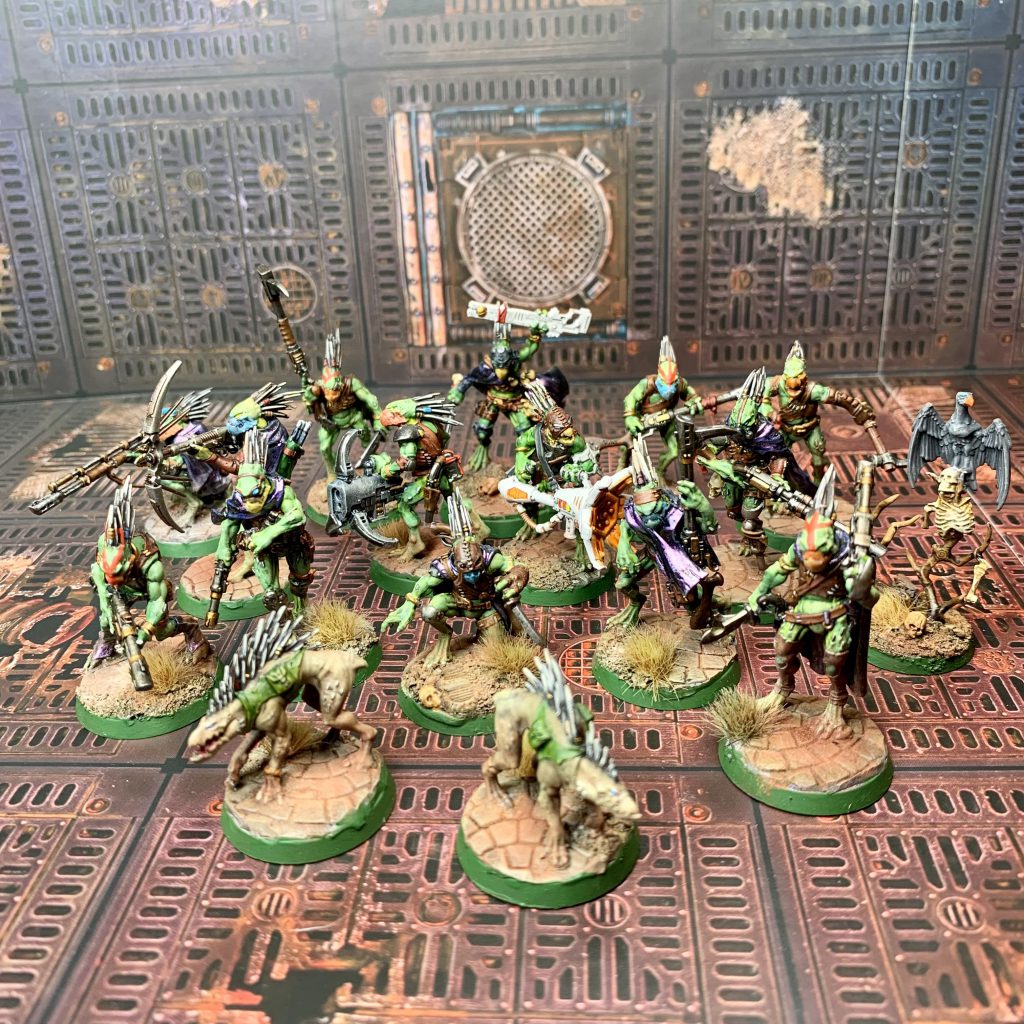 Kroot Farstalkers in Green, credit Ed S.