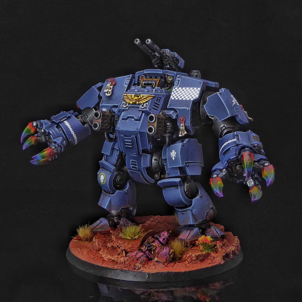 Brutalis Dreadnought in the scheme of the Rainbow Warriors