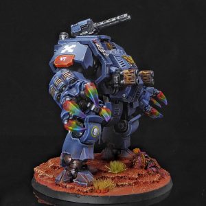 Brutalis Dreadnought in the scheme of the Rainbow Warriors