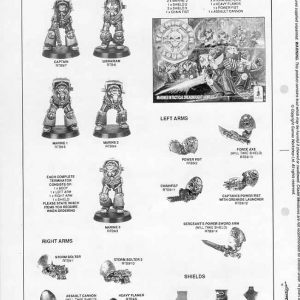 1991 Catalogue Page RTB9 Terminators