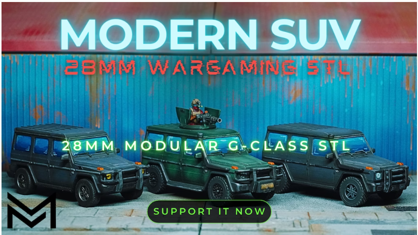 Modern Miniatures - SUV Kickstarter