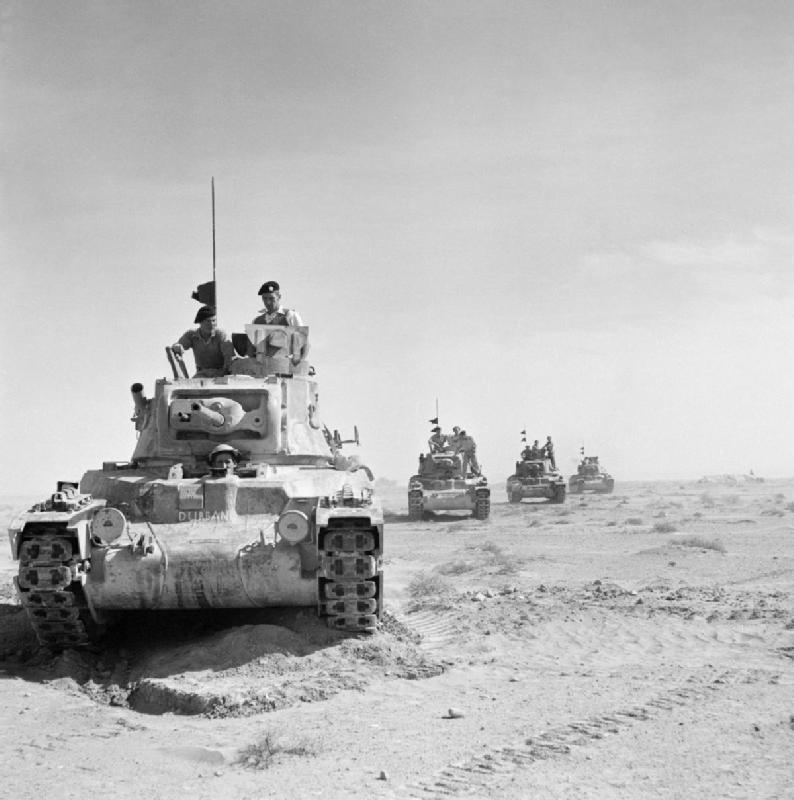 British Matilda II tanks