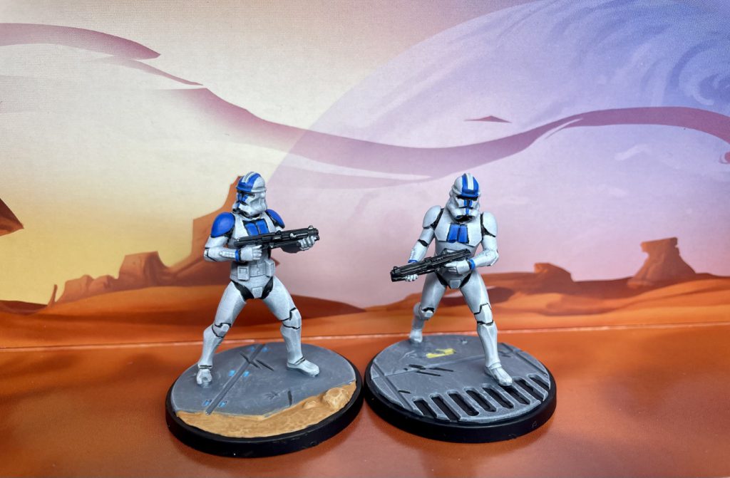501st Clone Troopers for Star Wars: Shatterpoint. Credit: McBill
