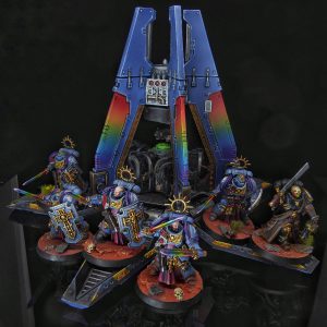 Rainbow Warriors Drop Pod with Bladeguard and Judiciar