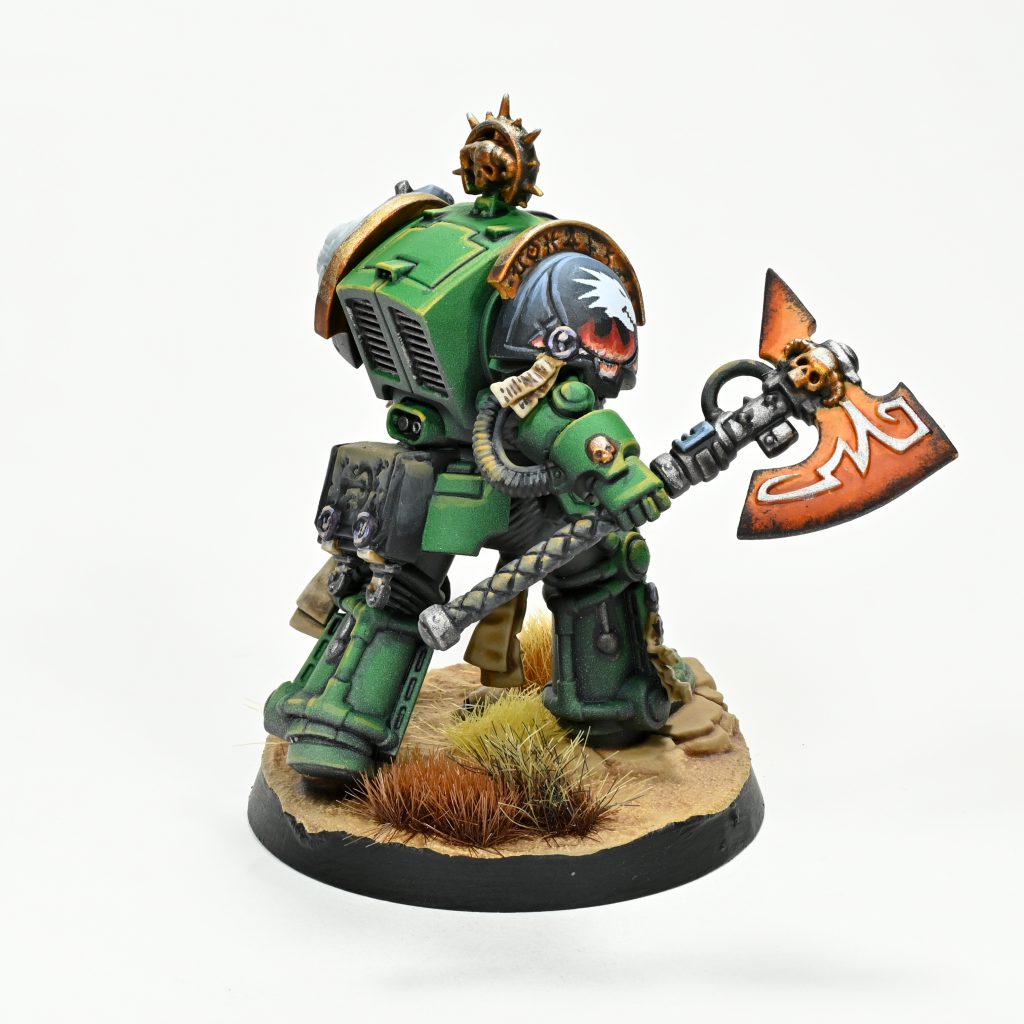 Warhammer 40k Dark Angels lieutenant original conversion NMM style