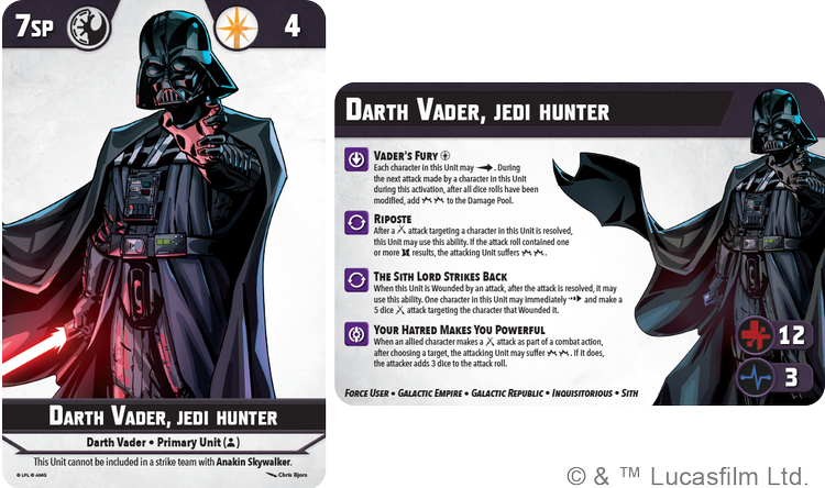 Vader unit