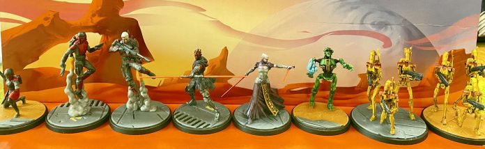Villains Painted for Star Wars: Shatterpoint. Credit: McBill