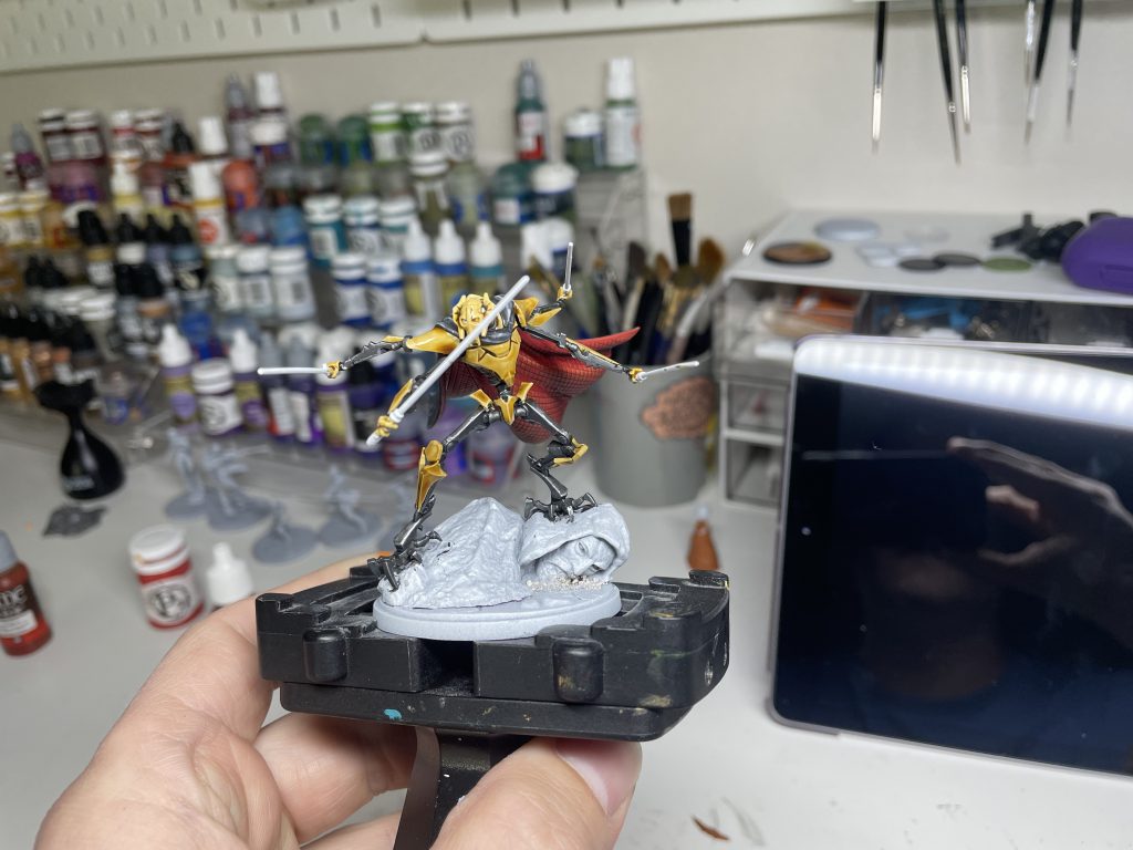 WIP Grievous for Star Wars: Shatterpoint. Credit: McBill