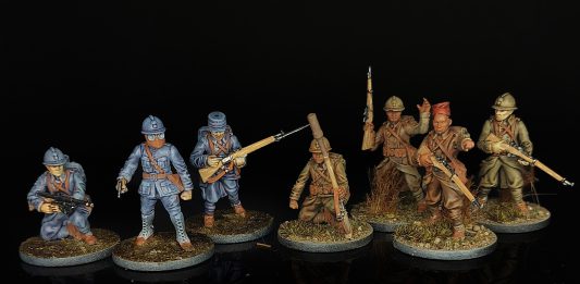 WWI and WWII French Infantry. Credit: HardyRoach.