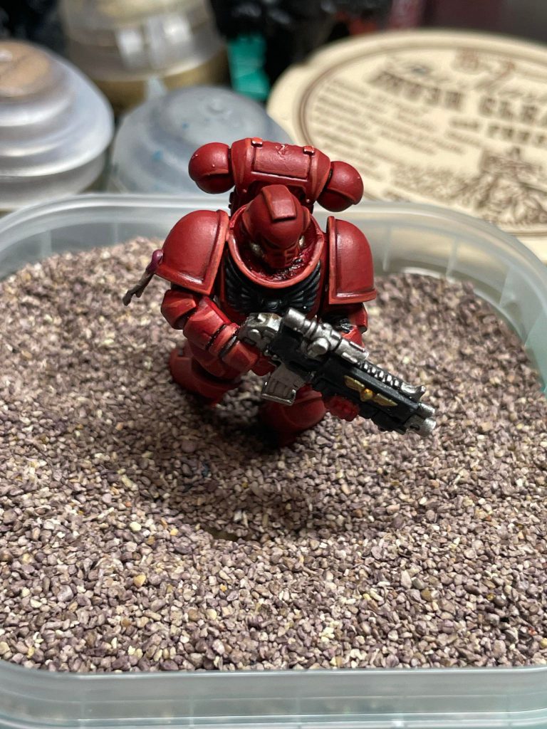 Basing Miniatures with Sand (Quick Method) - Tangible Day