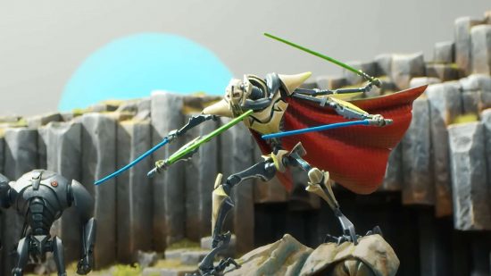 Star Wars Galactic Heroes Game OBI-WAN KANOBI v's General GRIEVOUS Rules  Instructions How To Play 