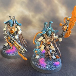 Necron Lord and Royal Warden. Credit: Magos Sockbert