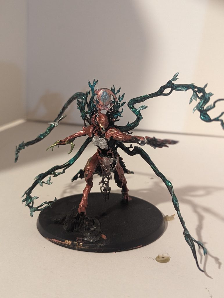 A metal lady of the vines