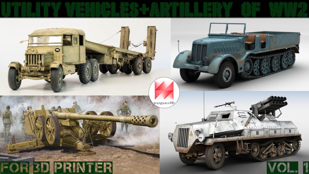 Utility Vehicles of WW2 by Wargames3D
