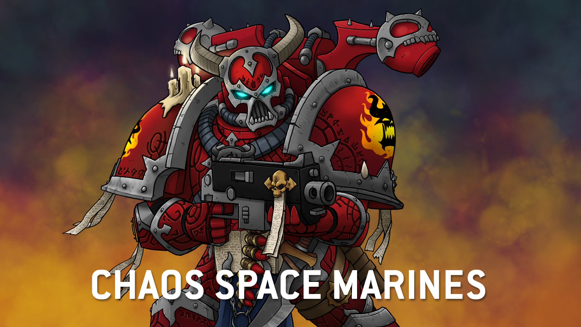 warhammer 40k chaos space marines art