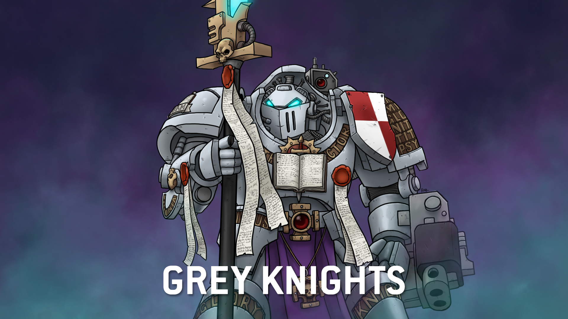 Grey knight nemesis dreadknight  Grey knights, Warhammer fantasy,  Warhammer 40k artwork