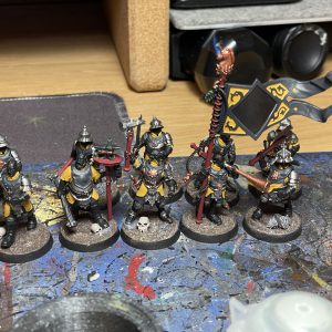 Greywater Fastness Freeguild Steelhelms WIP. Credit: SRM