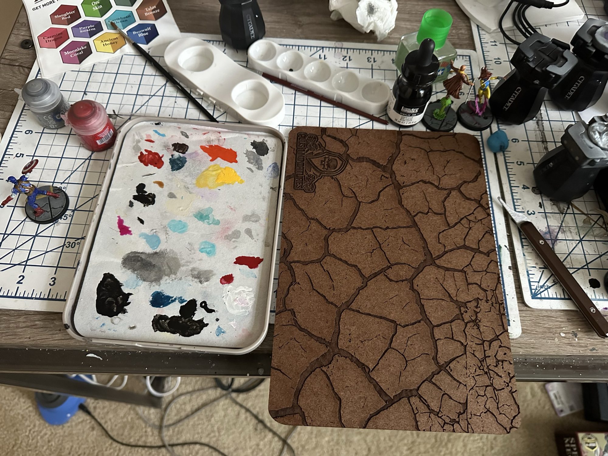 ultimate dry palette for miniature painting