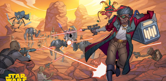 Hondo Art for Star Wars: Shatterpoint. Credit: Atomic Mass Games.