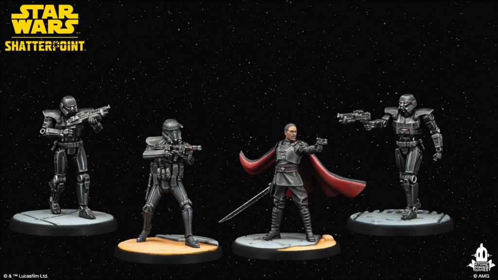 Moff Gideon Squad for Star Wars: Shatterpoint. Credit: Atomic Mass Games.