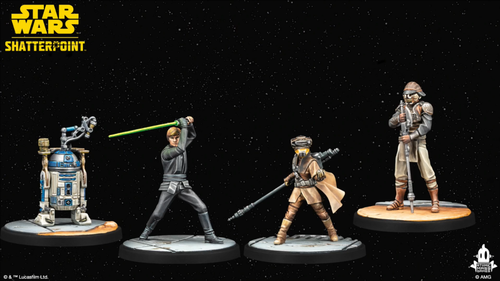 RotJ Squad for Star Wars: Shatterpoint. Credit: Atomic Mass Games.