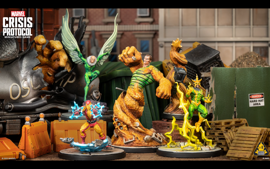 Spider-Foes for Marvel: Crisis Protocol. Credit: Atomic Mass Games.