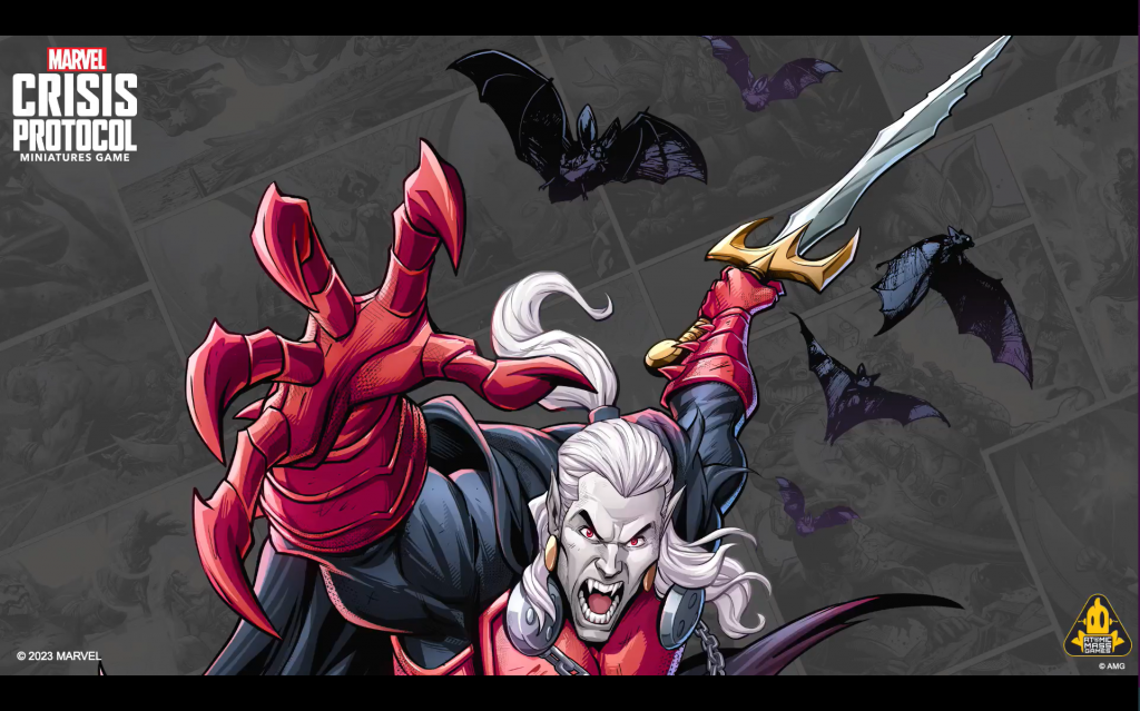 Dracula art for Marvel: Crisis Protocol. Credit: Atomic Mass Games.