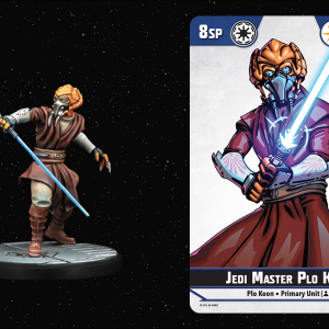 Plo Koon for Star Wars: Shatterpoint. Credit: Atomic Mass Games.