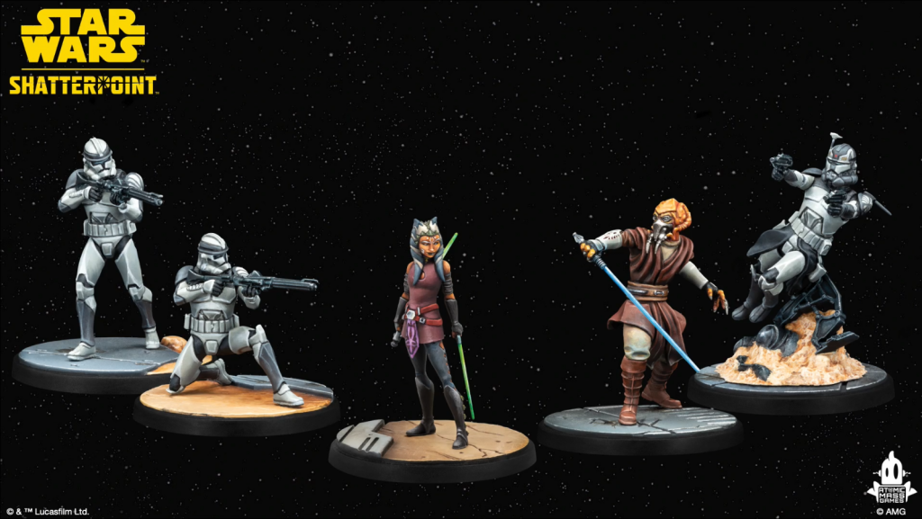Plo Koon Squad for Star Wars: Shatterpoint. Credit: Atomic Mass Games.