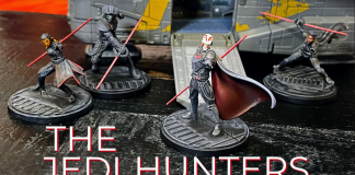 Star Wars Shatterpoint Jedi Hunters squad pack, Jedi Hunters squad pack, Tom Reuhl
