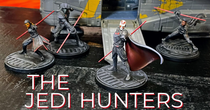 Star Wars Shatterpoint Jedi Hunters squad pack, Jedi Hunters squad pack, Tom Reuhl