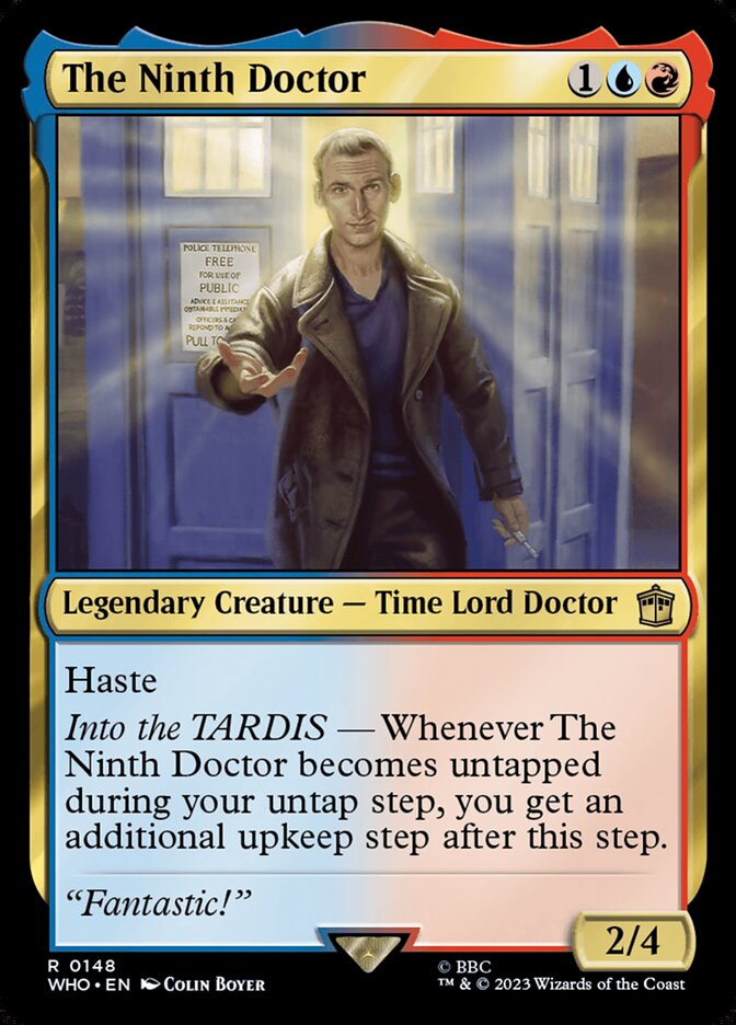 MTG Doctor Who Commander Precon decks activate The Tardis with