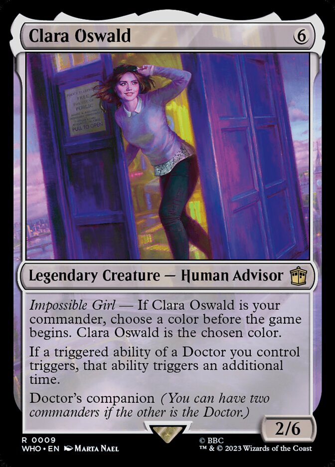 Doctor Who: Magic: The Gathering reveals Doctor Who Commander