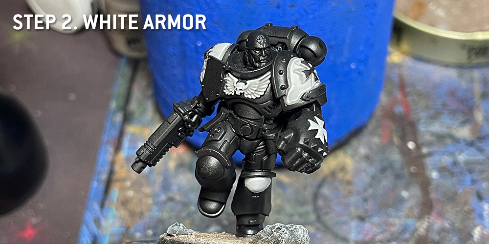 Drybrush & Contrast - Black Templar Armour Done Quick [How I Paint