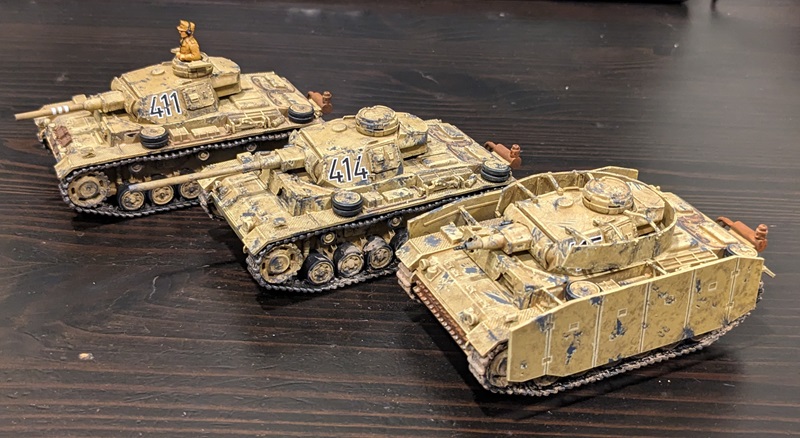 Warlord/Italeri Pz III variants