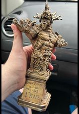 A trophy in a car