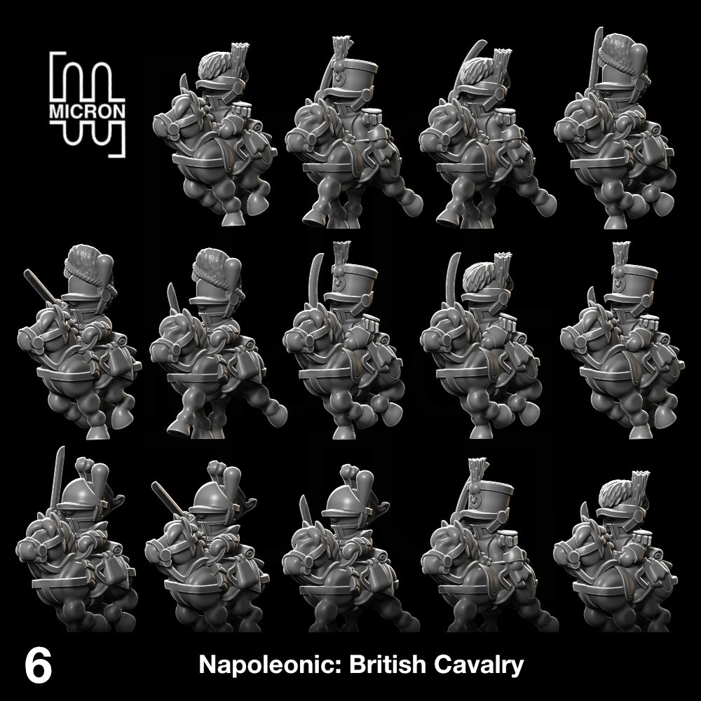 British Cavalry Credit: Micron Miniatures