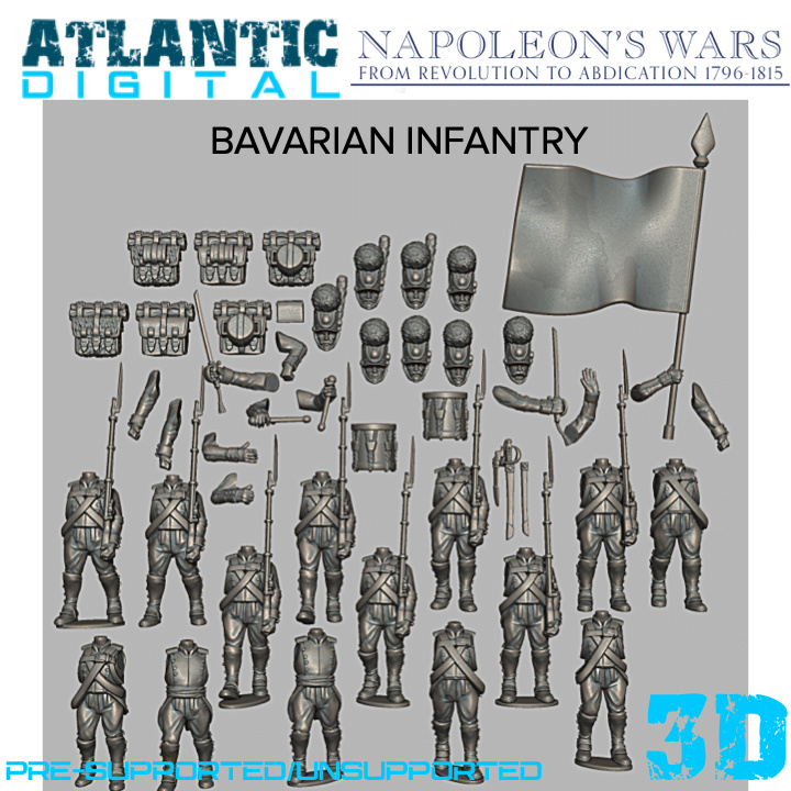 Bavarian Infantry Credit: Wargames Atlantic
