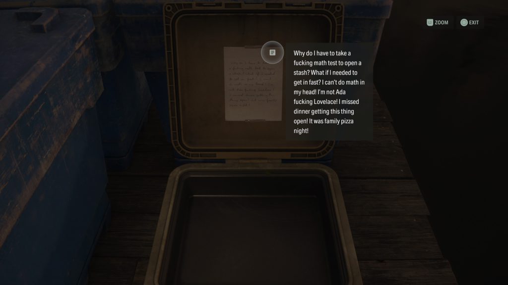 Mention of an “Anderson” in Alan Wake 1, potentially a family